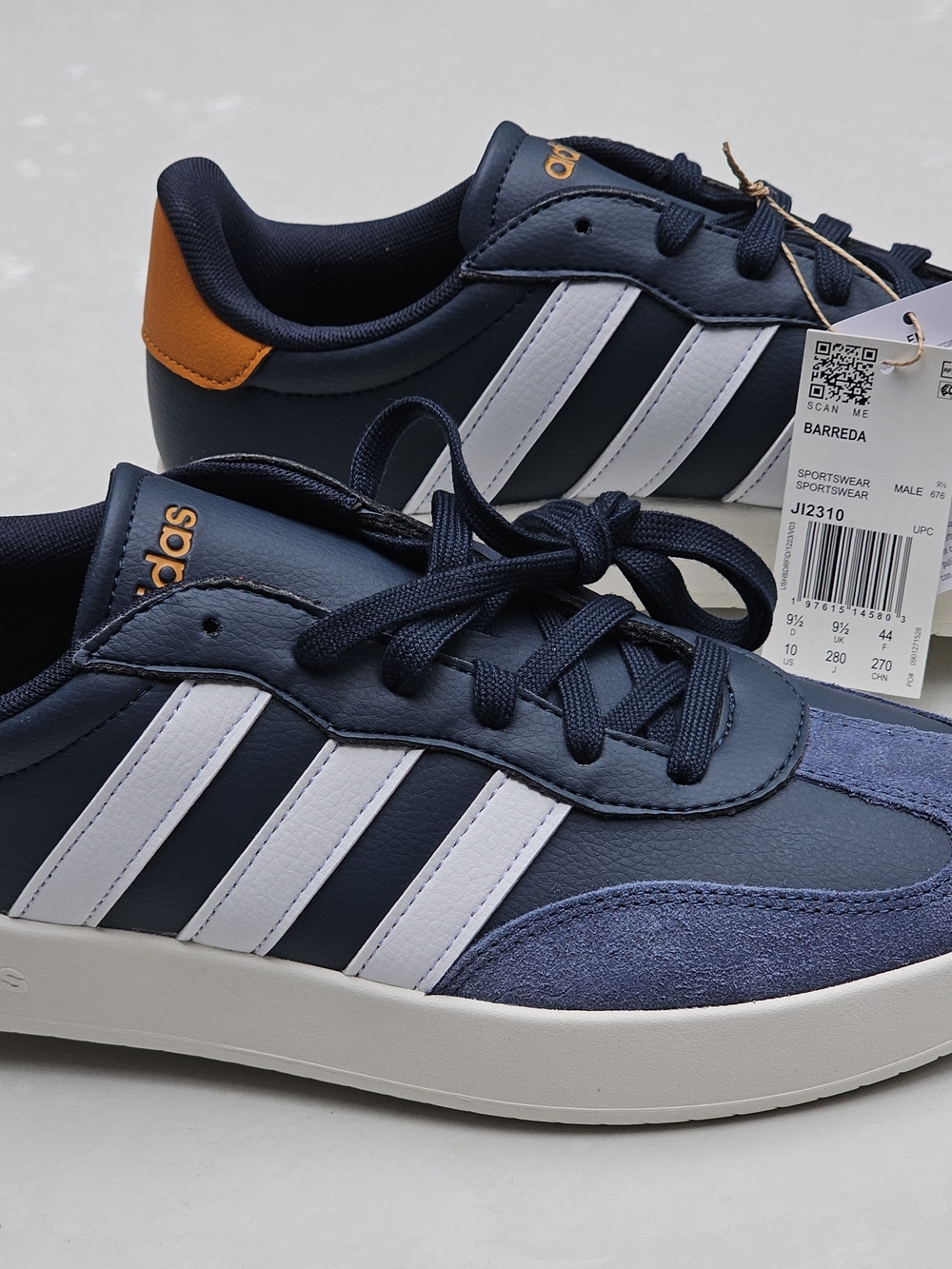 Adidas Barreda Navy and White Men's Sneakers
